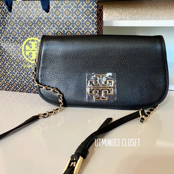 Tory Burch Handbags - 🍀🌸NEW🌸Tory Burch Crossbody bag/shoulder bag/XL clutch/black/leather